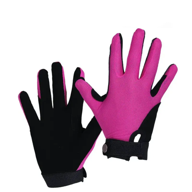 QHP Mesh Gloves - Fuchsia/Black